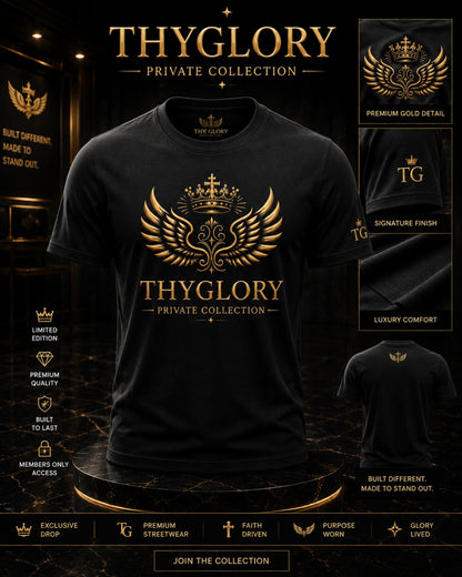 ThyGlory Black T-Shirt — product image