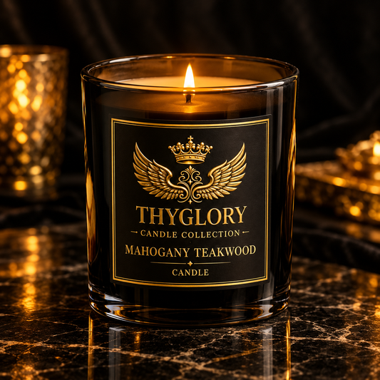 Mahogany Teakwood Candle — product image