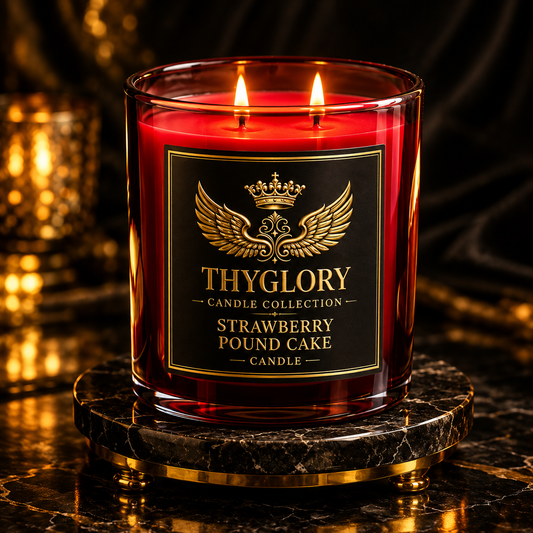 Strawberry Pound Cake Candle — product image