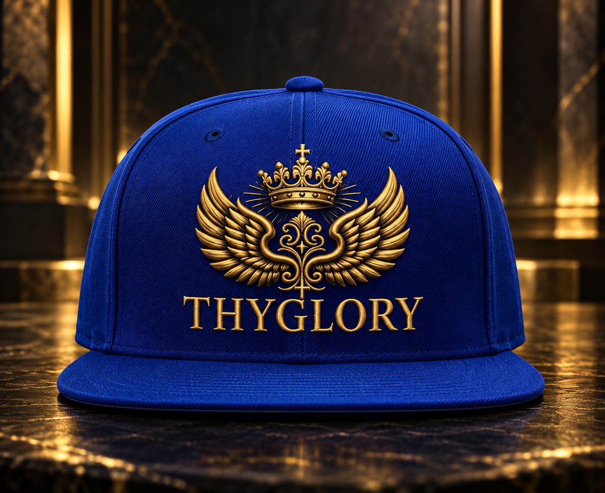 ThyGlory Blue Snapback Hat — product image