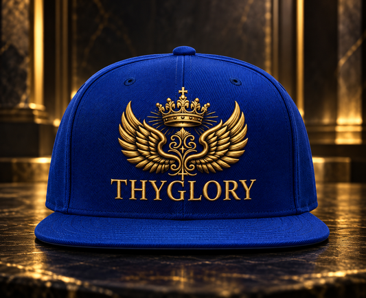 ThyGlory Blue Snapback Hat — product image