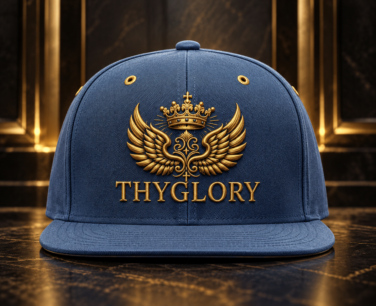 ThyGlory Light Blue Snapback Hat — product image
