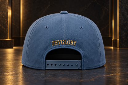ThyGlory Light Blue Snapback Hat — additional product photograph