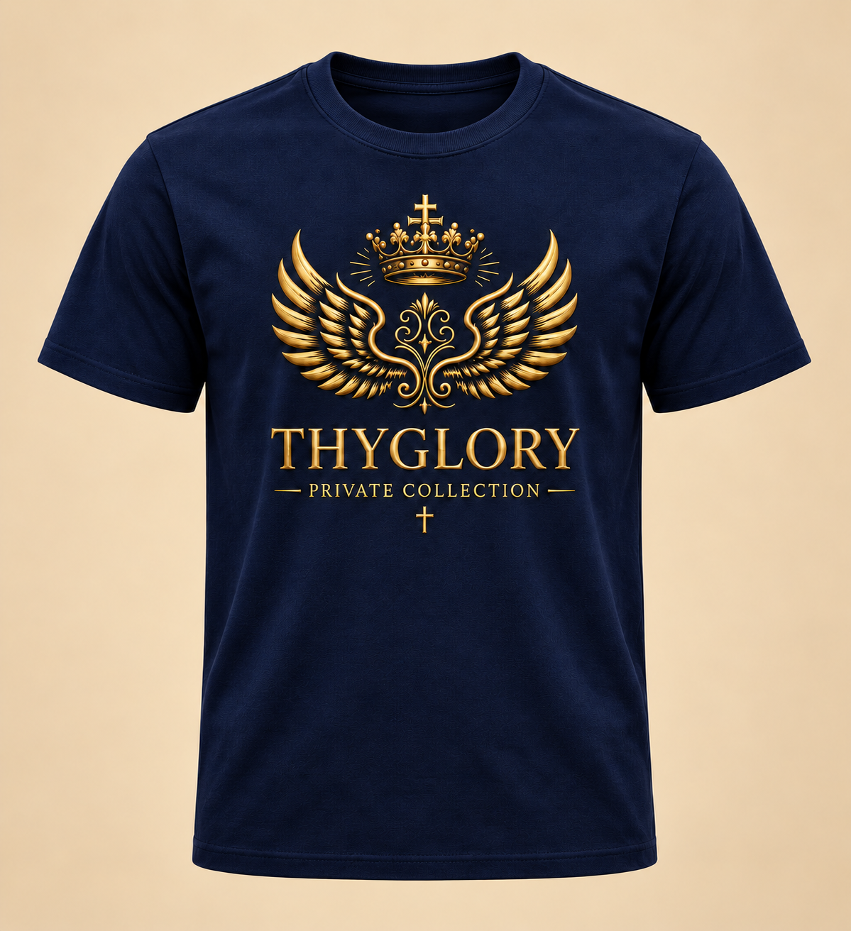 ThyGlory Navy Blue T- Shirt — product image