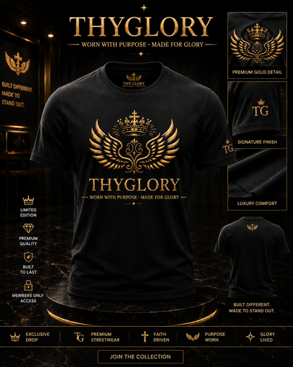 ThyGlory Black T-Shirt — additional product photograph